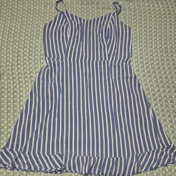 Old Navy Dresses & Skirts - Old Navy Blue and White Striped Dress